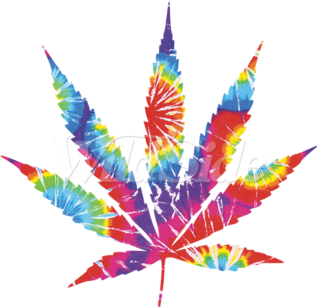 Pot Leaf Tie Dye - Mlg Weed Png Clipart (675x675), Png Download