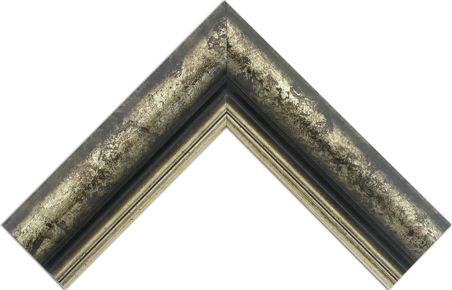 Antique Silver Frame Png - Wood Clipart (1839x1181), Png Download