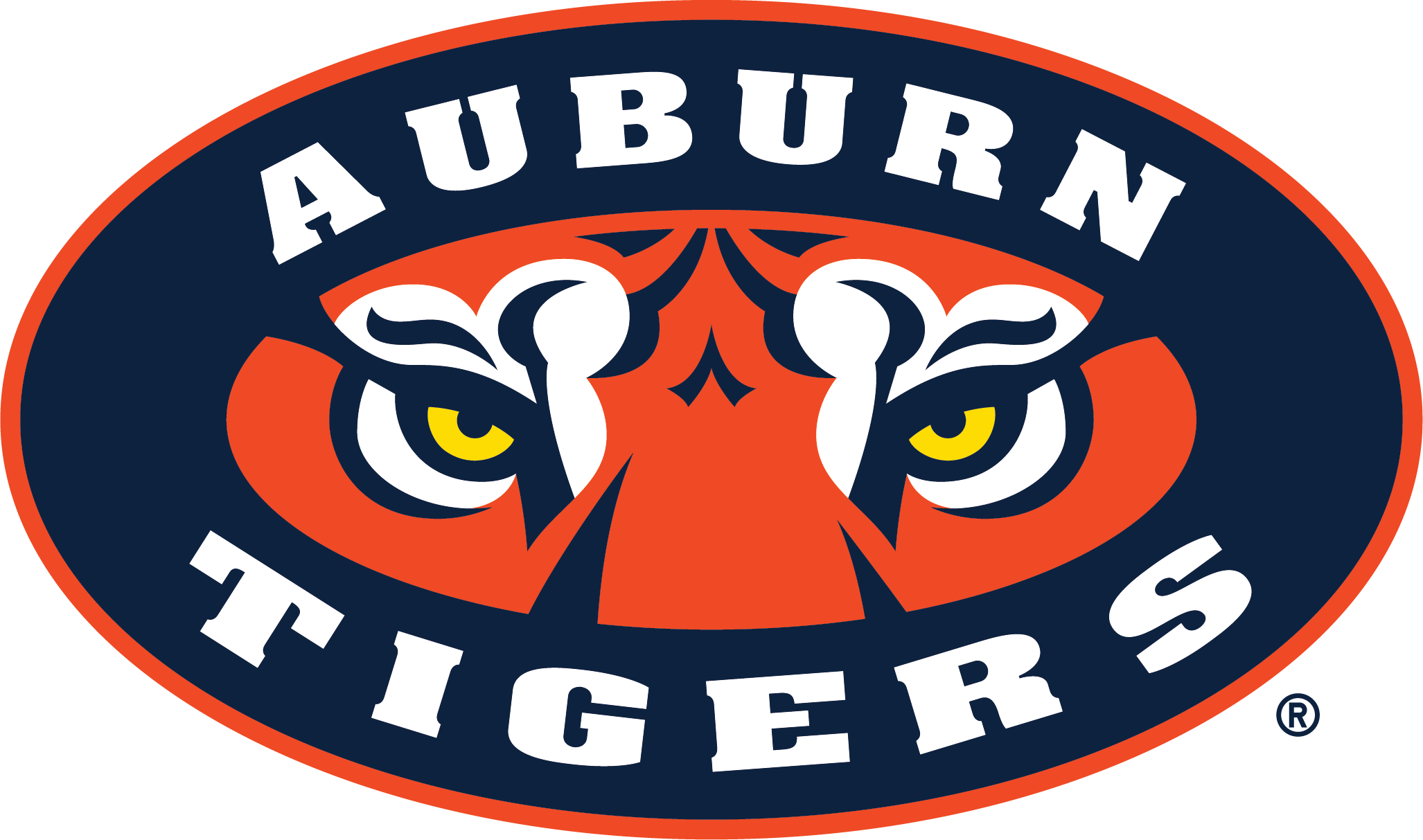 Auburn Tigers Logo Png - Auburn University Tiger Logo Clipart (2054x1213), Png Download