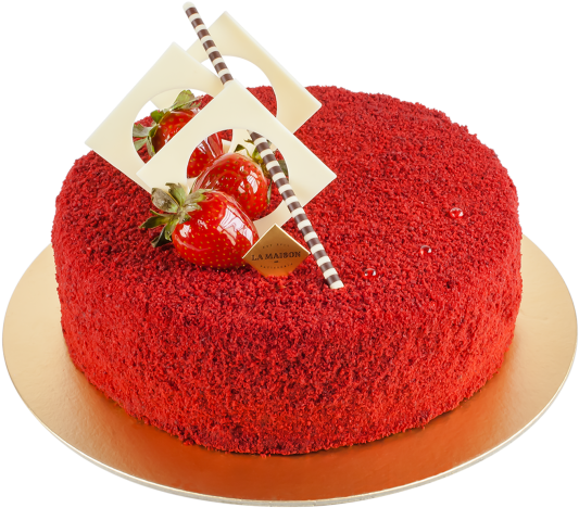 Kue Red Velvet Png Clipart (680x754), Png Download