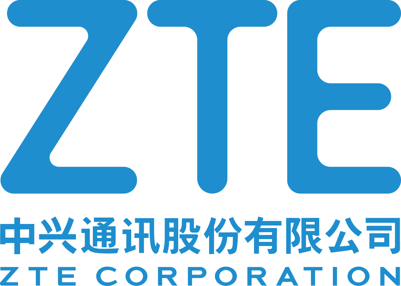 Zte Logo - Zte Corporation Logo Clipart (1377x982), Png Download