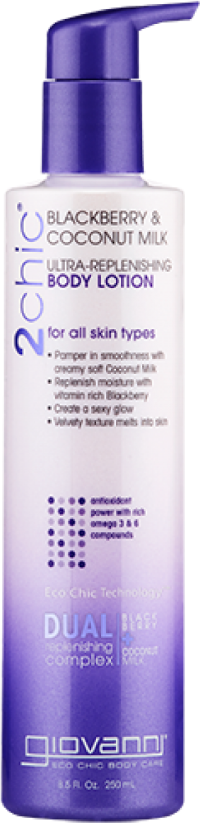 Giovanni Ultra Replenish Blackberry/coconut Lotion - Lotion Clipart (900x1163), Png Download