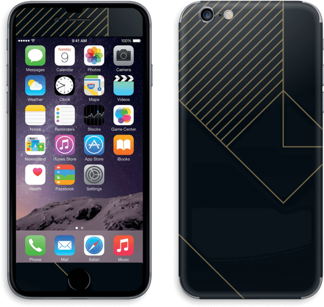 Gold Ride Skin Iphone 6/6s - Iphone 6 Plus Charging Point Clipart (795x800), Png Download