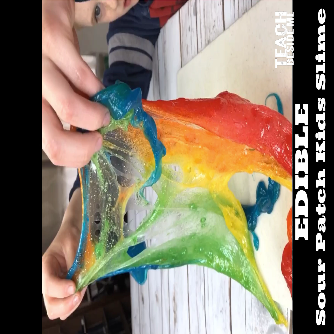 Slime That's Edible, Rainbow And So Much Fun To Play - Creative Arts Clipart (1080x1920), Png Download