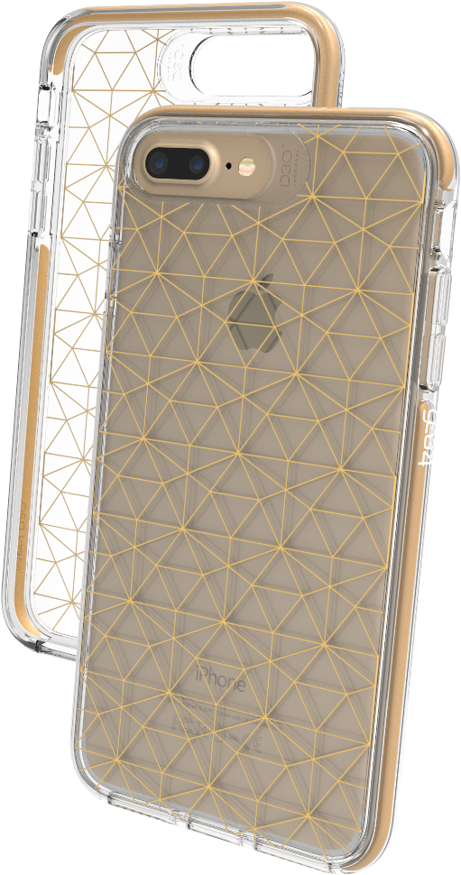 Victoria Gold Iphone 6/7/8 Plus - Mobile Phone Case Clipart (511x970), Png Download