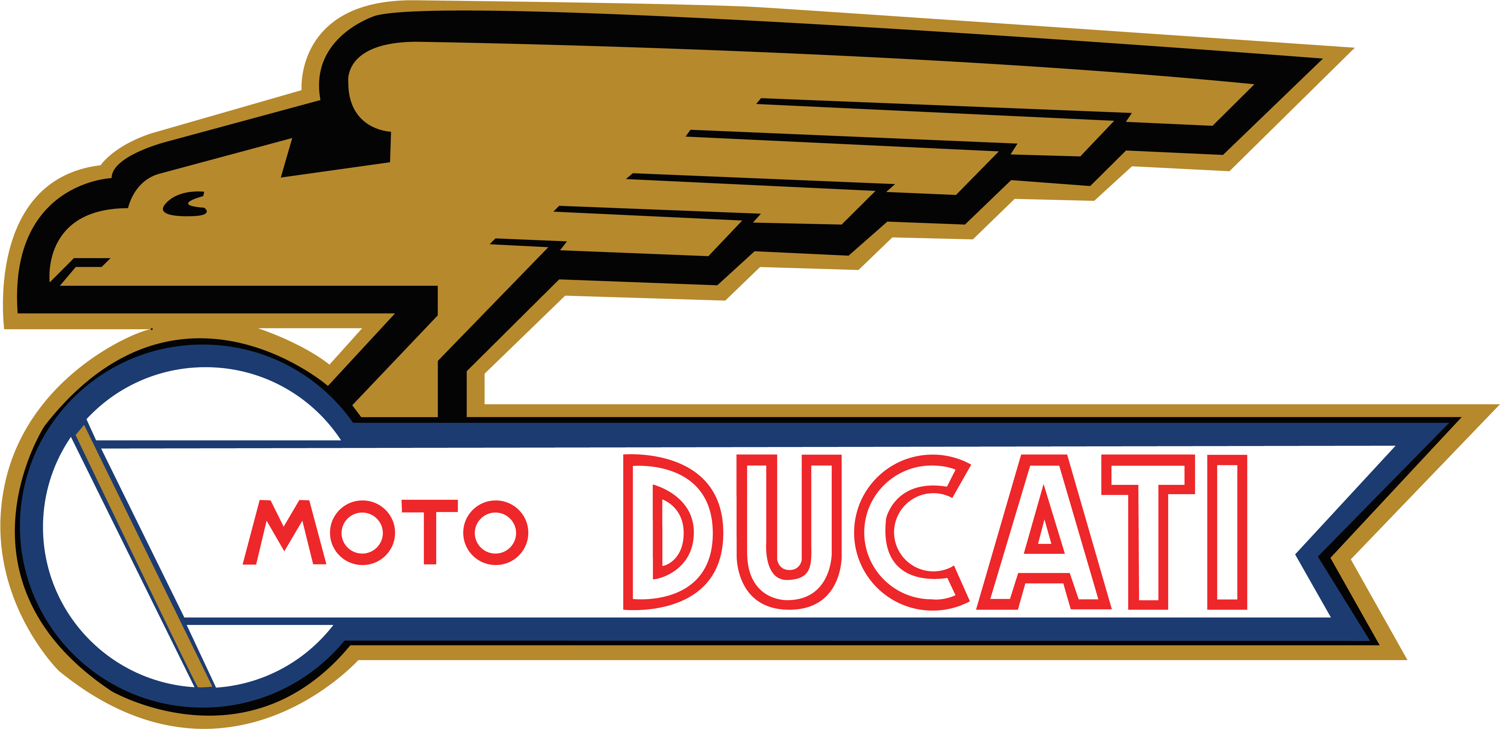 Motor Vector Motorcycle Logo Design - Moto Ducati Logo Clipart (5000x3628), Png Download