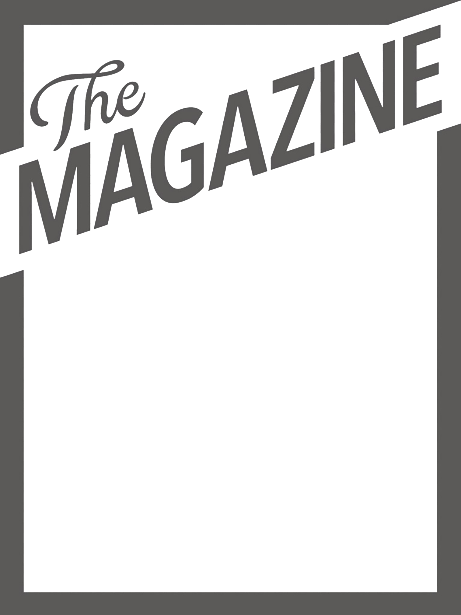 Create A Magazine Cover With An Image Of Your Own - Blank Magazine Cover Design Clipart (1600x2133), Png Download