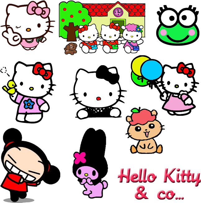 Hello Kitty &co - Mmd Pucca Clipart (700x700), Png Download