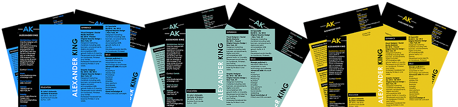 Magazine Style 6 Resume Templates - Brochure Clipart (979x333), Png Download