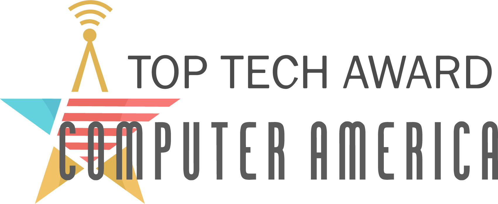 Computer America Logo Square - Graphic Design Clipart (1701x699), Png Download
