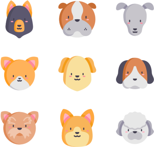 Dogs - Cartoon Clipart (600x564), Png Download
