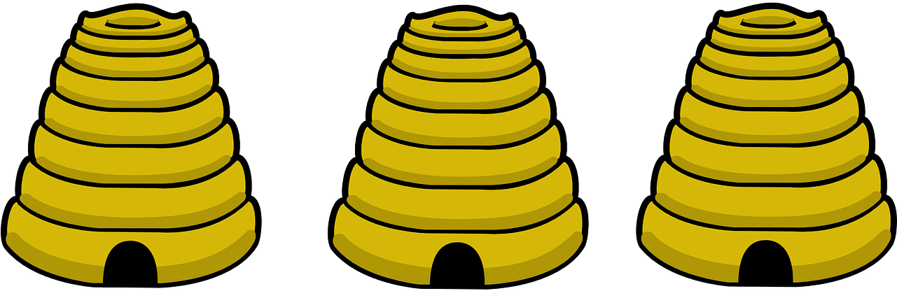 Bee Hives Honey Insect Png Image - Panales De Abejas En Caricatura Clipart (1280x640), Png Download