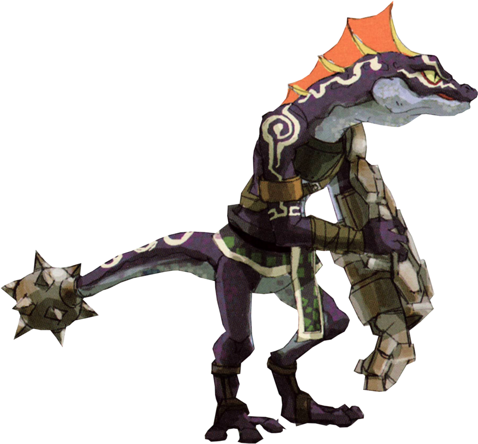 In Addition To All Of These Related Species, It Is - Lizalfos Skyward Sword Clipart (968x899), Png Download