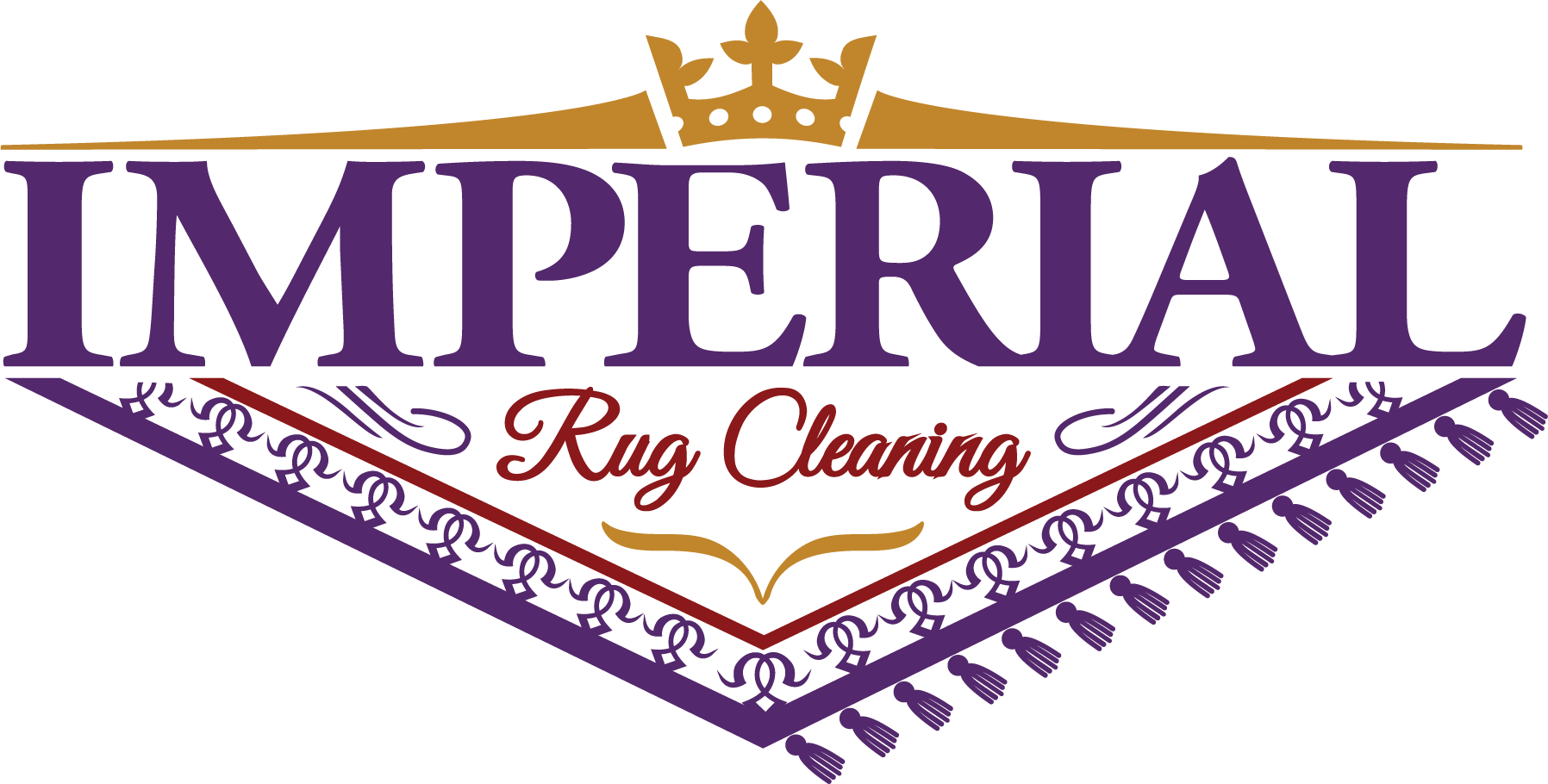 Imperial Rug Cleaning - Oriental Rug Logo Clipart (1796x910), Png Download
