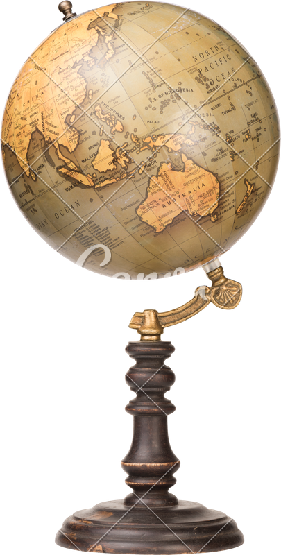 Old Globe Png Transparent Background - Globe Clipart (405x800), Png Download