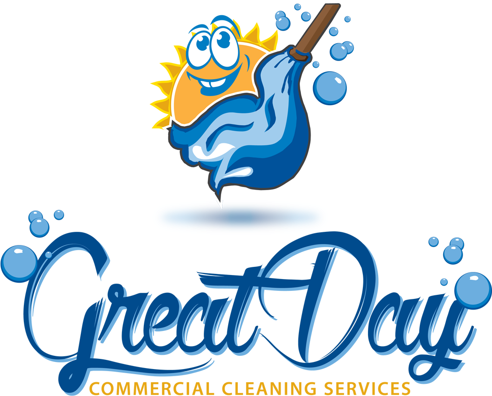 Great Day Cleaning Service - Cleaning Services Logo On Behance Clipart (975x794), Png Download