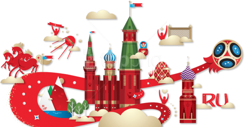 Download 2018 Fifa World Cup Png Background Image Png - Fifa World Cup 2018 Background Clipart (850x441), Png Download