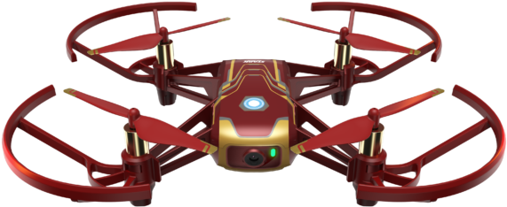 Fly Like A Hero With The Brand New Tello Iron Man Edition - Dji Tello Iron Man Clipart (1024x652), Png Download