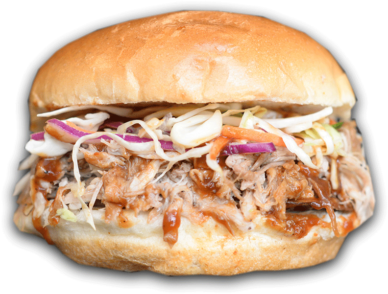 Luau Pork Sandwhich - Fast Food Clipart (798x600), Png Download