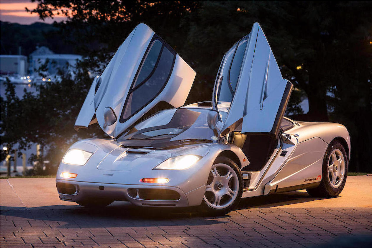 1995 Mclaren F1 Bonhams Auction 04 - Mclaren F1 Price Clipart (1849x840), Png Download