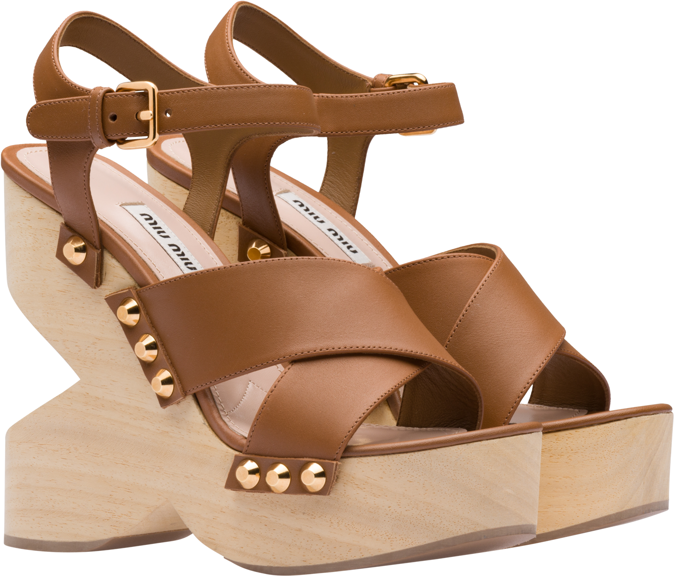 Leather Platform Sandals - Sandal Clipart (2400x2400), Png Download