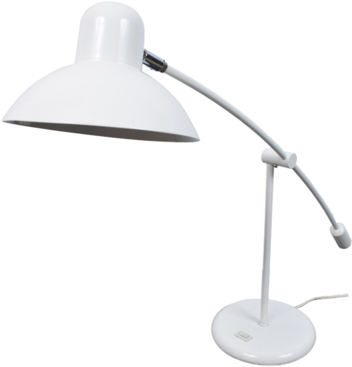 White Desk Light 70's - Lamp Clipart (600x600), Png Download