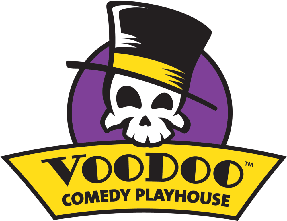 Silent Auction Brilliance Awards - Voodoo Comedy Playhouse Logo Clipart (1000x1000), Png Download