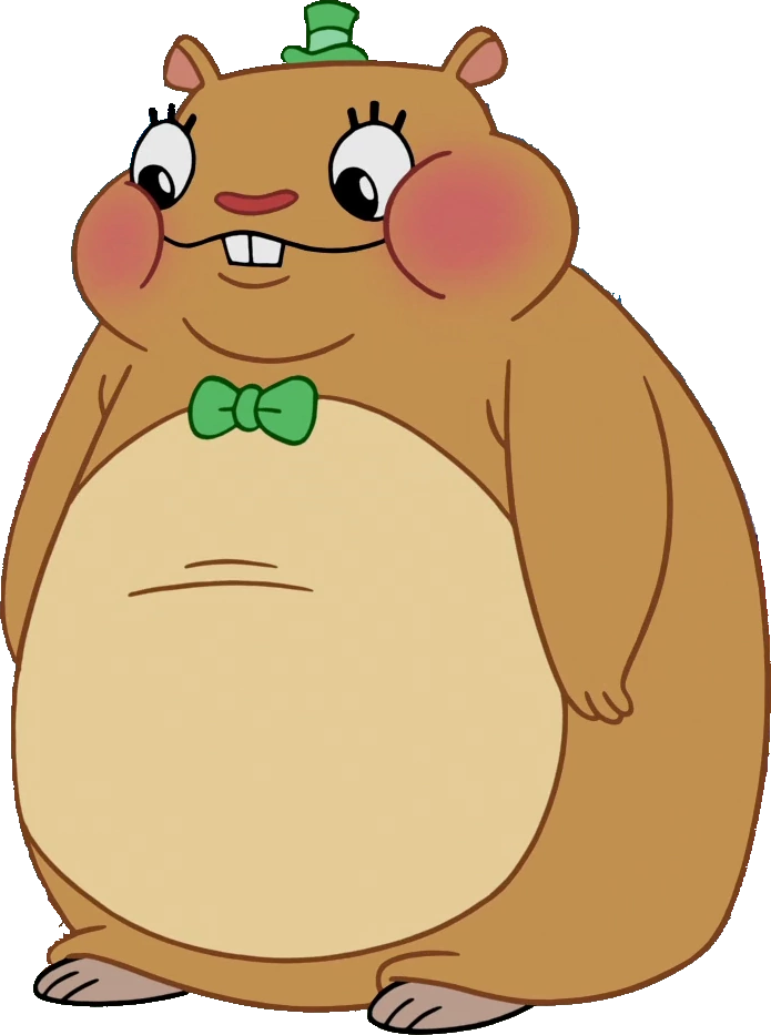 Cuddle E Hugs Png , Png Download - Spongebob Hamster Clipart (695x933), Png Download