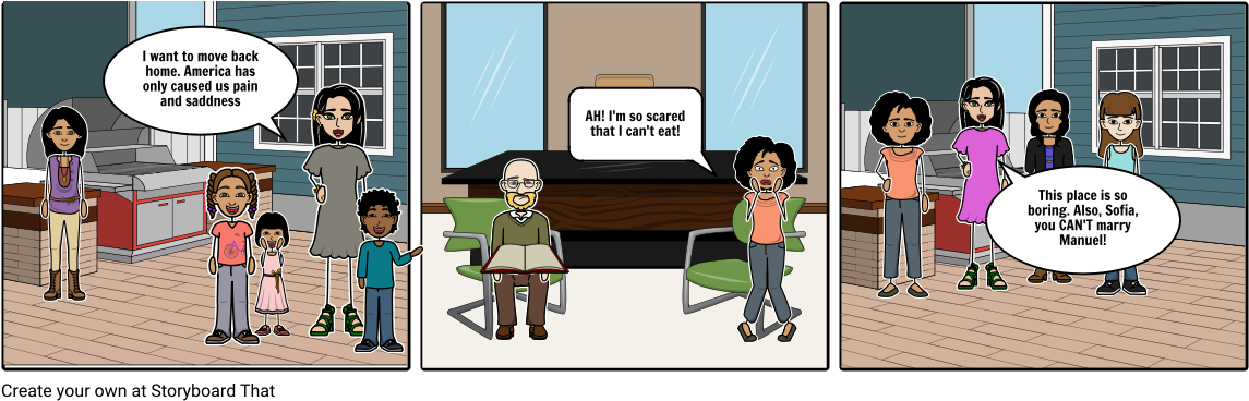 How The Garcia Girls Lost Their Accents - Cartoon Clipart (1164x385), Png Download