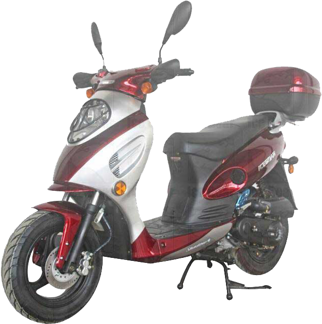Motorized Scooter Clipart (889x667), Png Download
