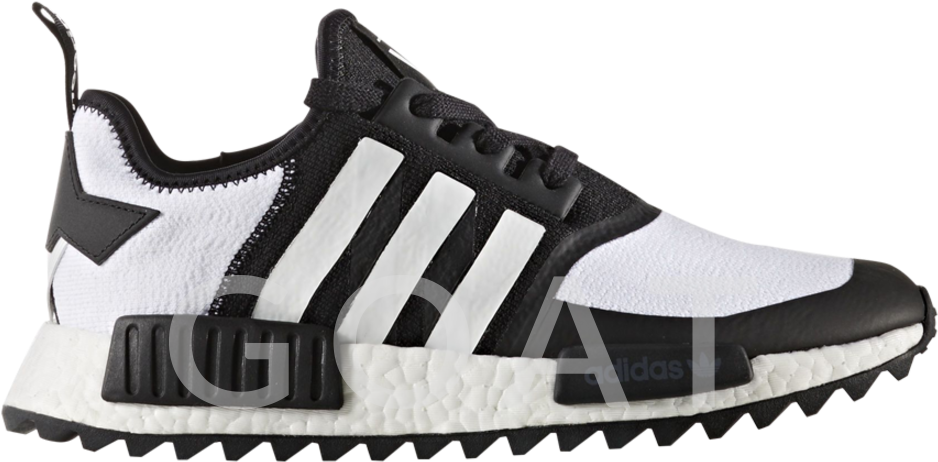 White Mountaineering X Nmd R1 Trail Primeknit 'core - Adidas X White Mountaineering Nmd Clipart (1100x1100), Png Download