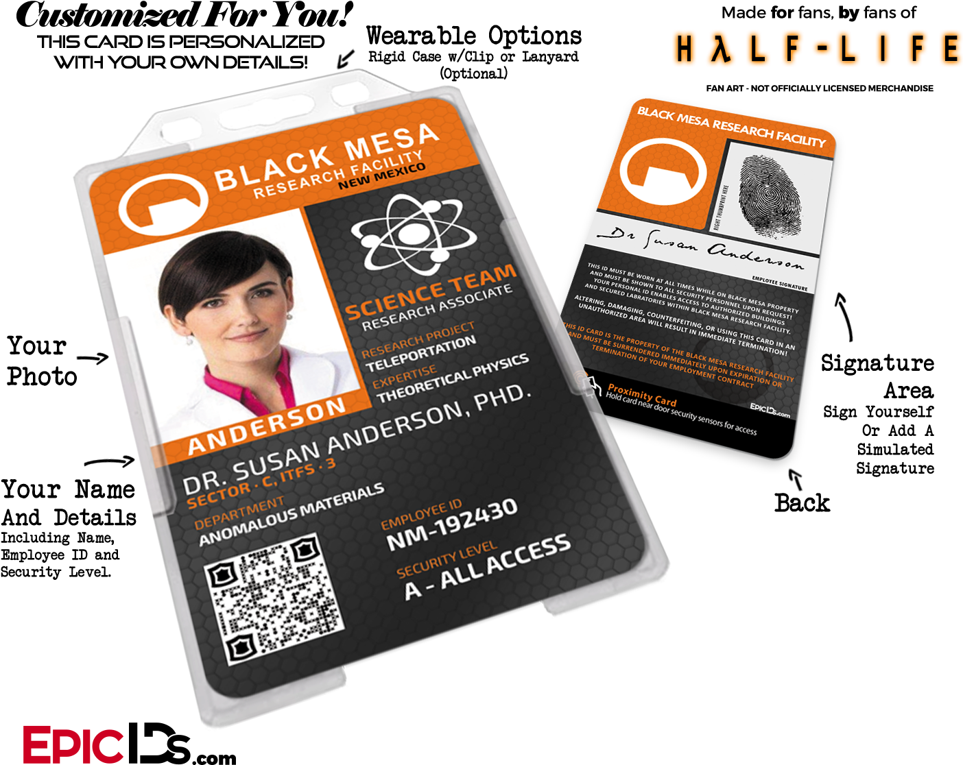 Black Mesa Research Facility 'half Life' Science Team - Flyer Clipart (1404x1116), Png Download