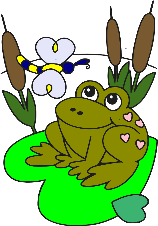 Cartoon Lily Pad - Cartoon Clipart (693x980), Png Download