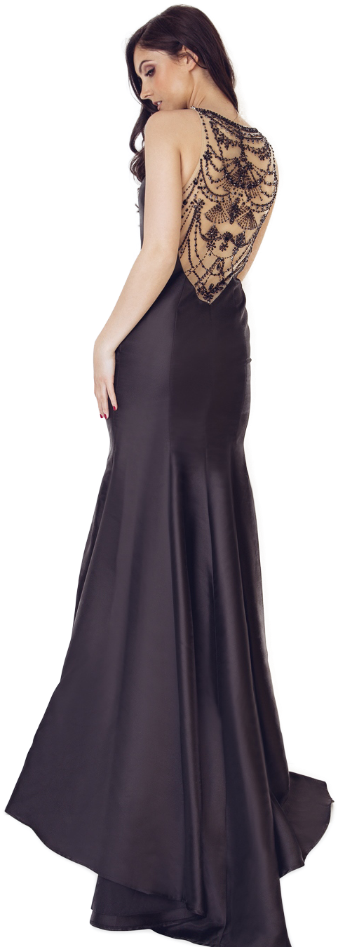 Ball Gown Heaven - Gown Clipart (481x1360), Png Download