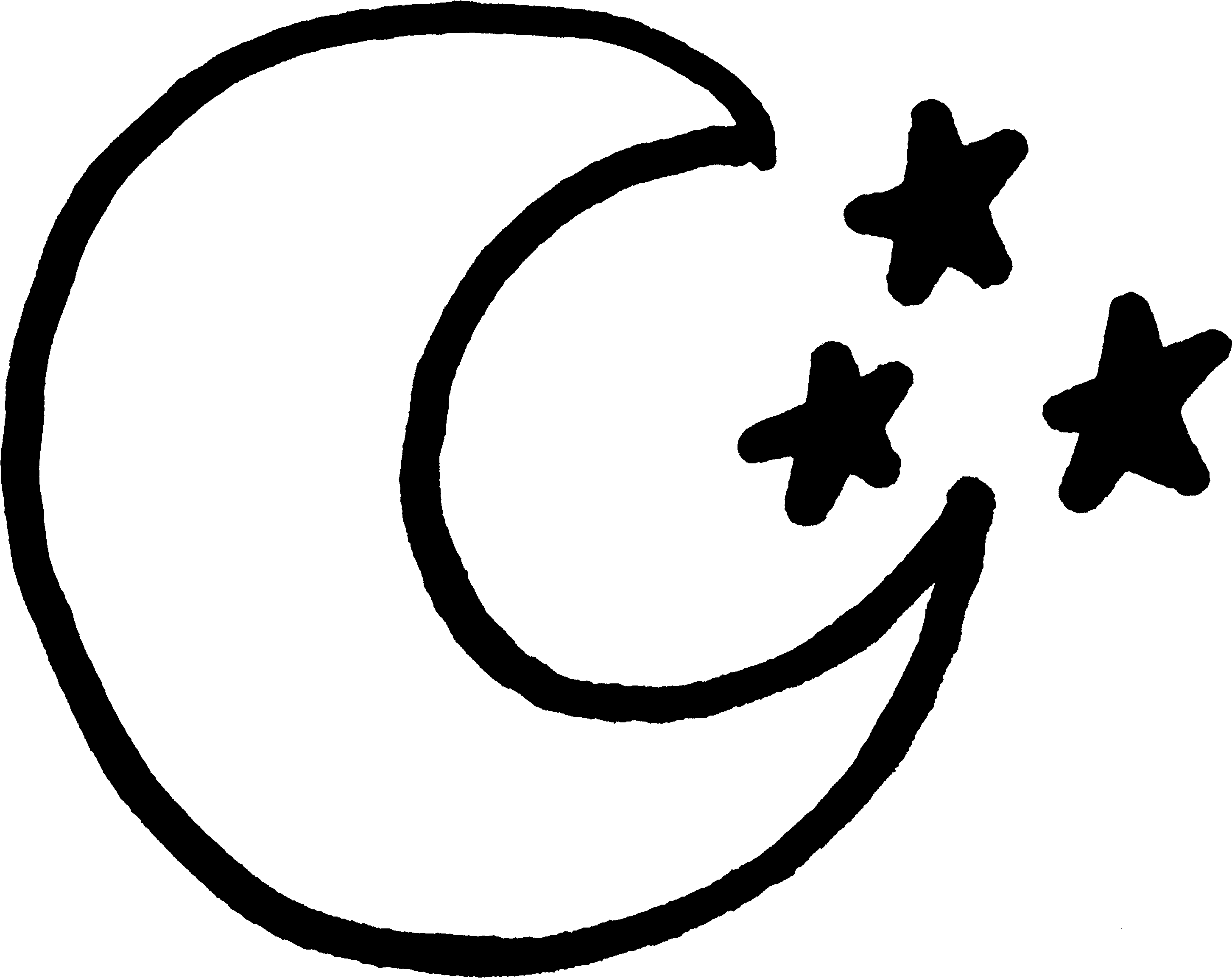 Black And White Moon - Line Art Clipart (4032x3024), Png Download