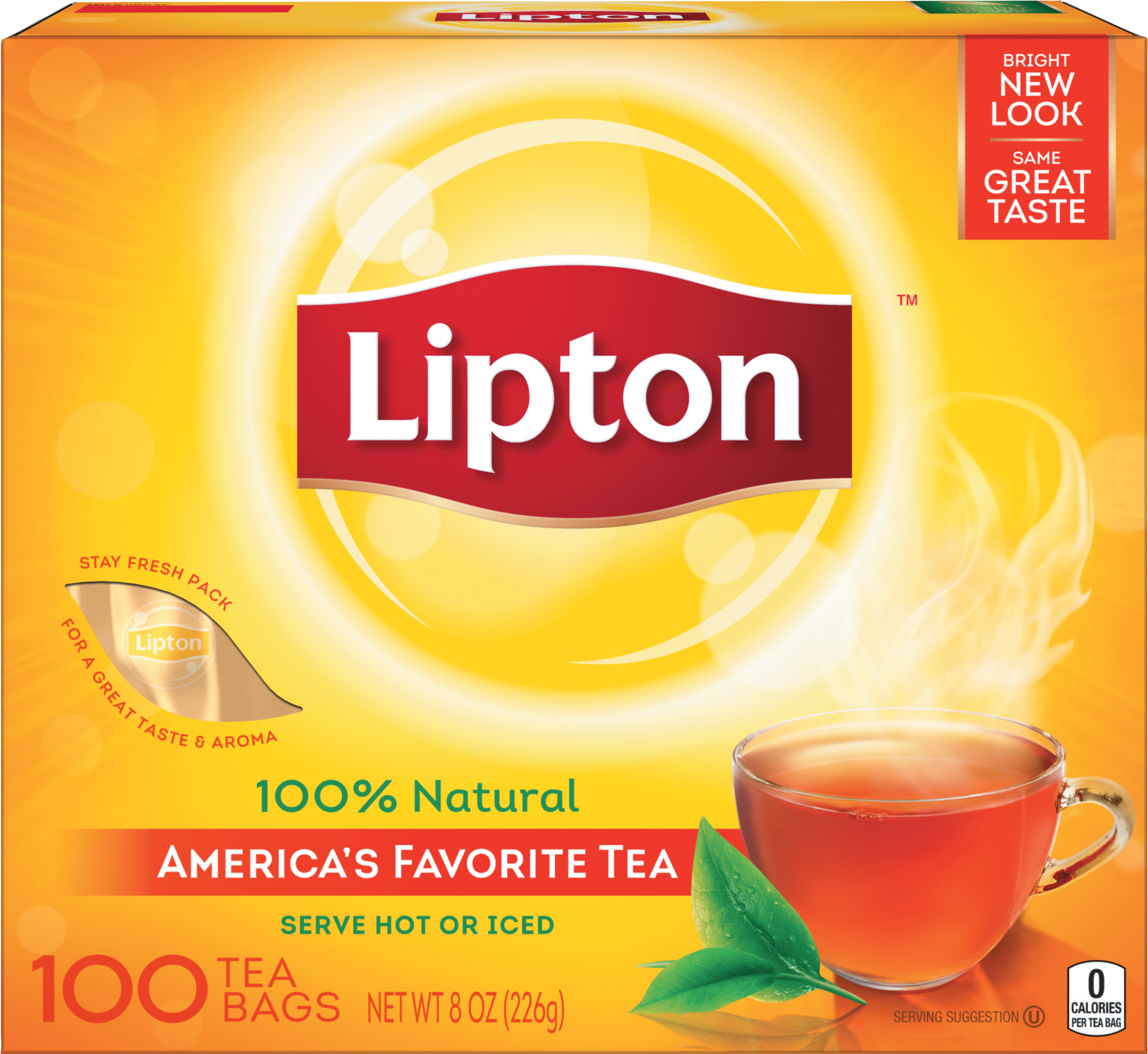 Lipton Tea Bag 100 Clipart (5000x5000), Png Download
