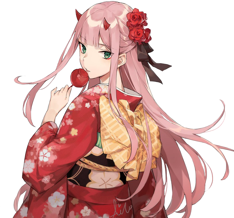 Darling In The Franxx 02 Clipart (750x750), Png Download