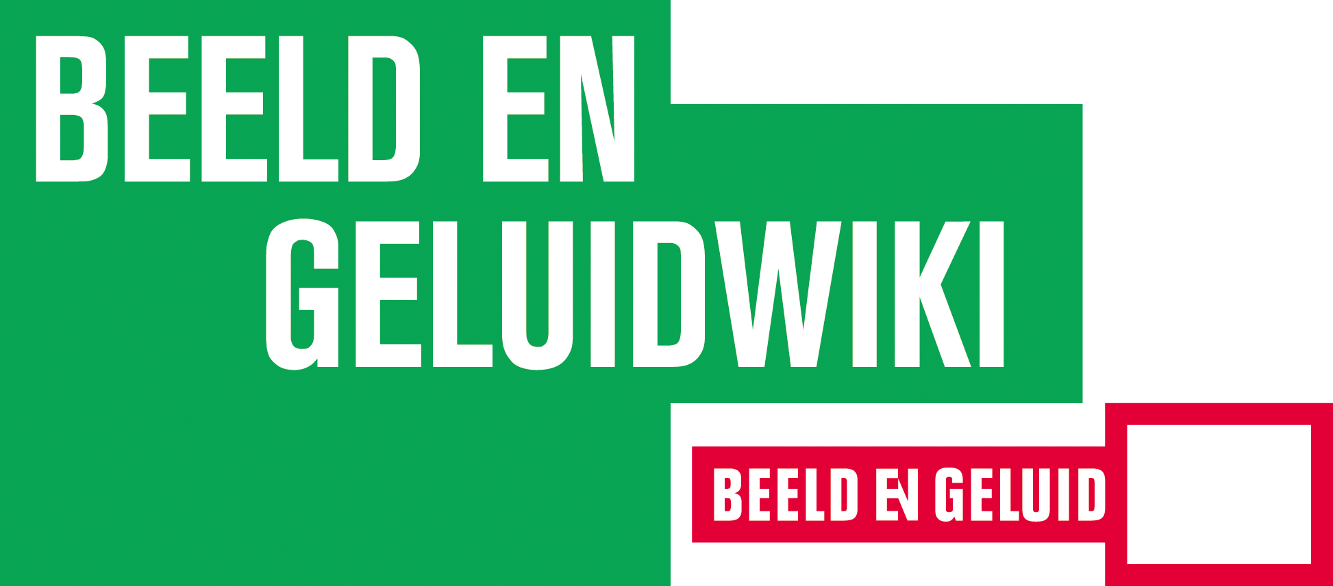 Beeldengeluidwiki Logo Hires - Beeld En Geluid Clipart (1946x856), Png Download