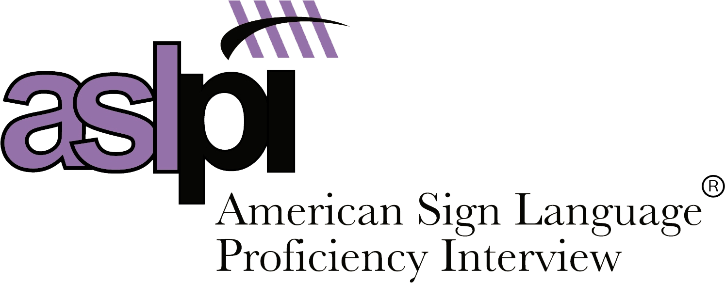 American Sign Language Proficiency Interview - Aslpi Logo Clipart (1528x583), Png Download