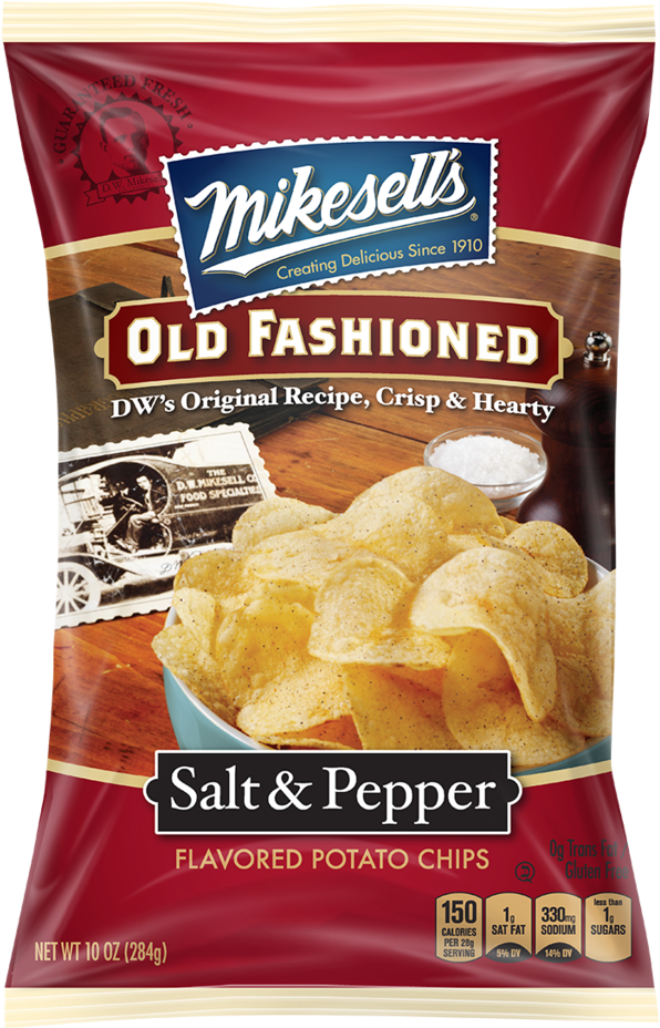 Old Fashioned Salt & Pepper Potato Chips , Png Download Clipart (596x928), Png Download