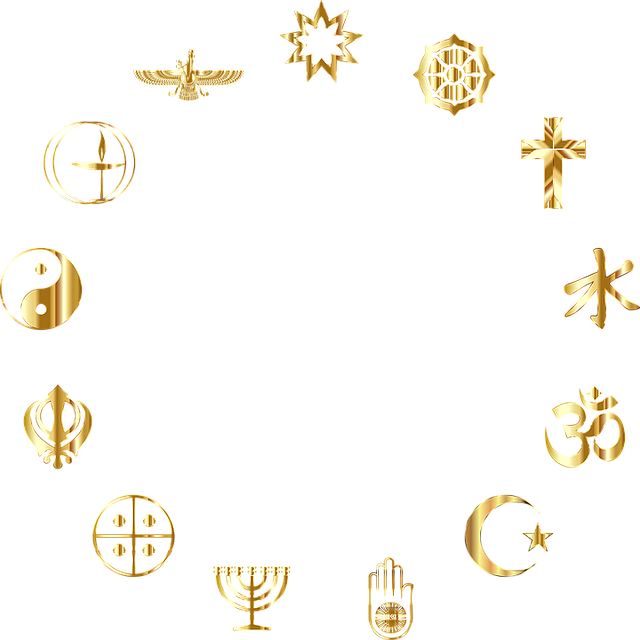 Silhouette, Black, Religion, Ethics, Morals, Symbols - Religion Clipart (640x640), Png Download