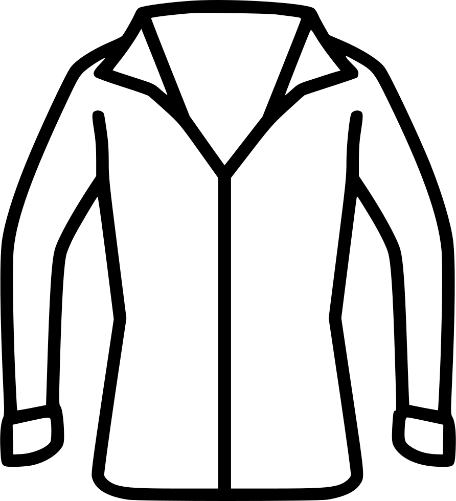 Blouse Svg Png Icon Free Download - Blouse Clipart Black And White Png Transparent Png (892x980), Png Download