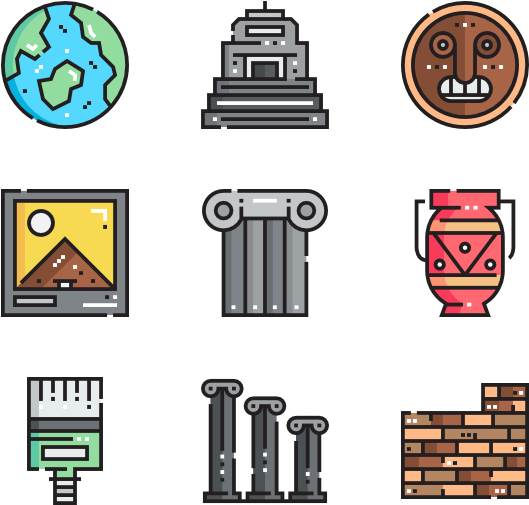 Archeology - Furniture Icons Top View Png Clipart (600x564), Png Download