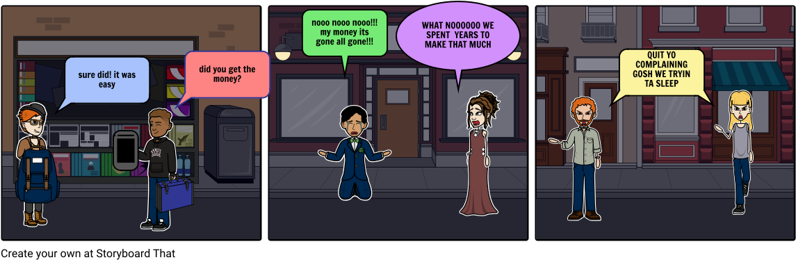 The Theif - Cartoon Clipart (1164x385), Png Download