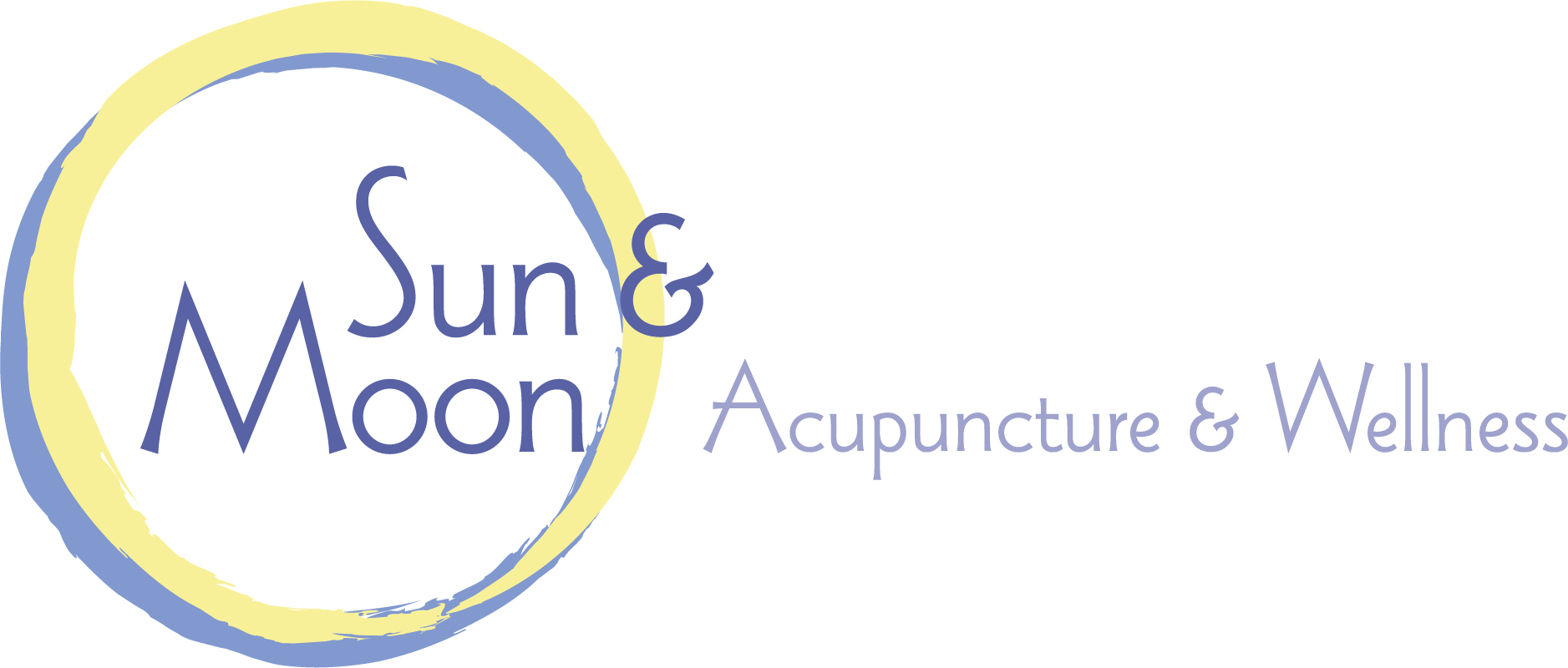 Sun & Moon Acupuncture - Circle Clipart (1877x800), Png Download