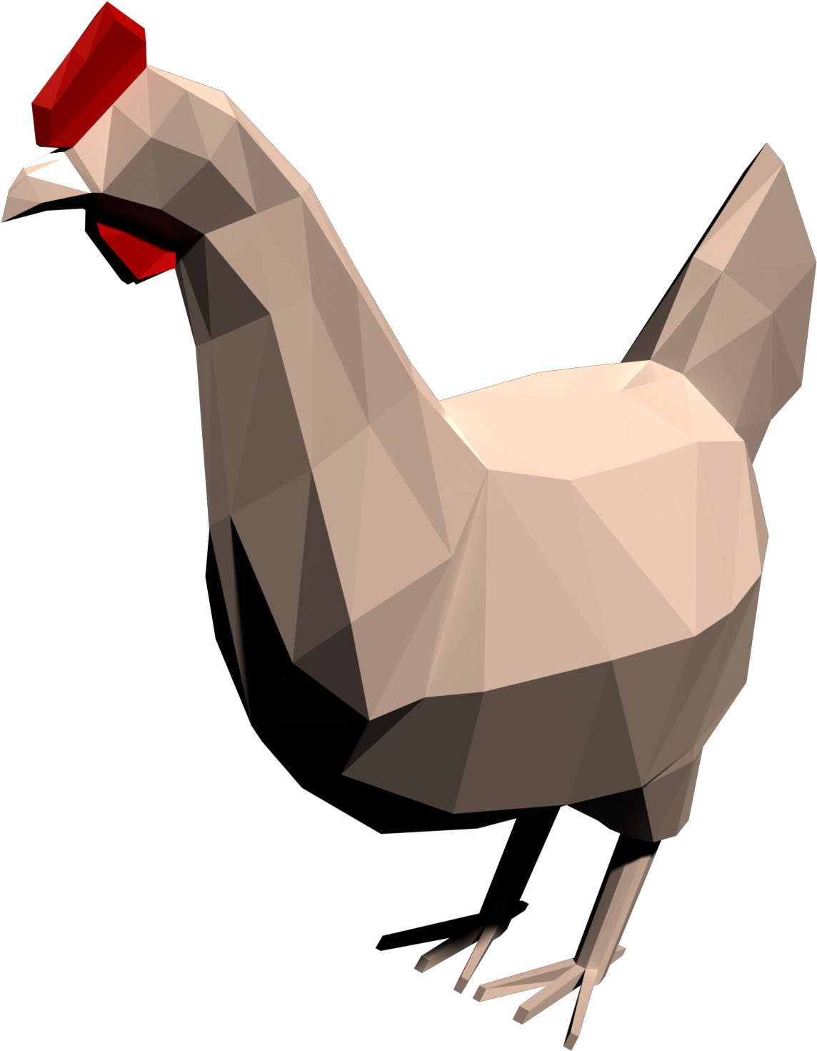 The Lyrics Chicken - Rooster Clipart (1547x1547), Png Download