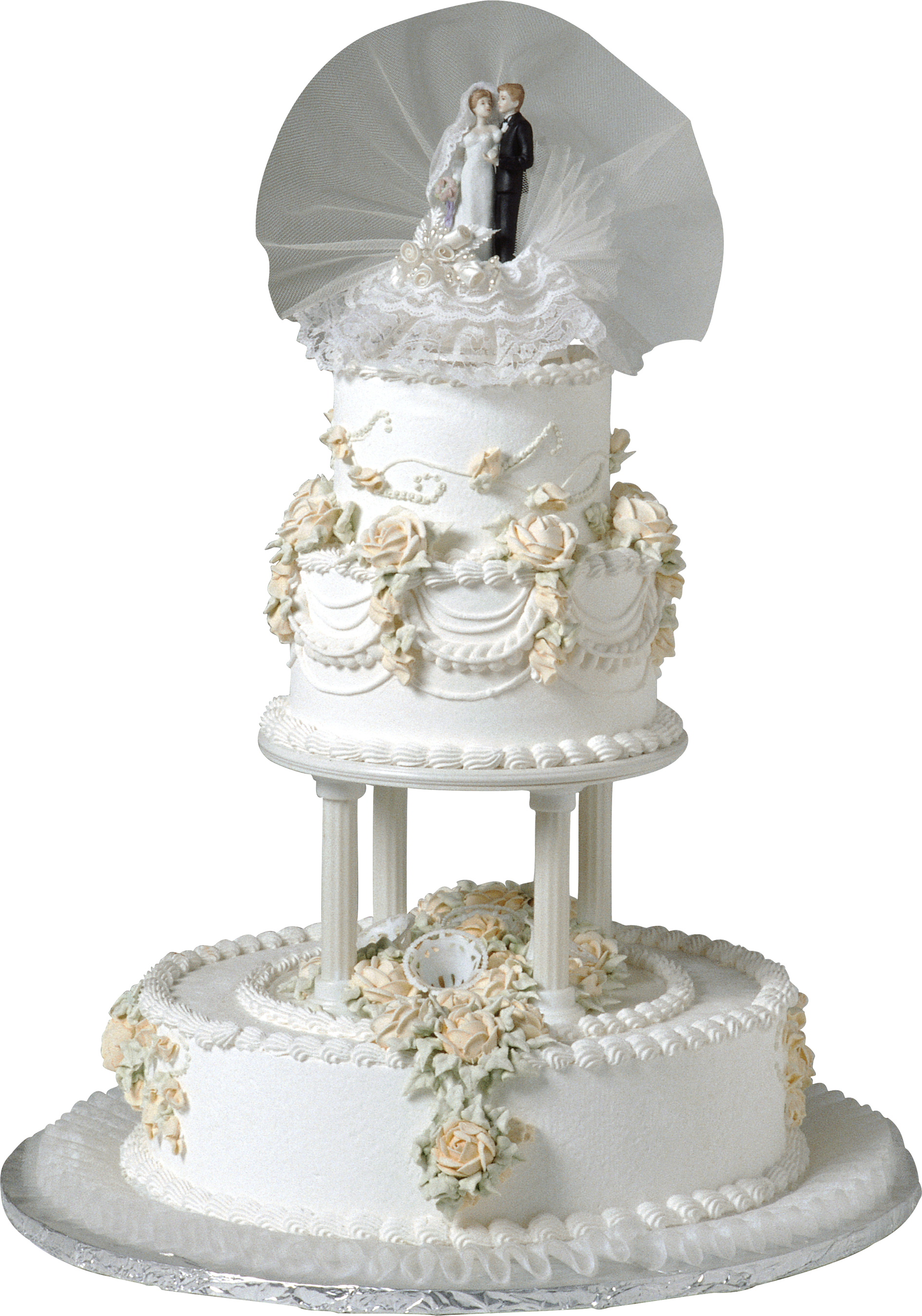 Wedding Cakes In Png Clipart (1892x2700), Png Download