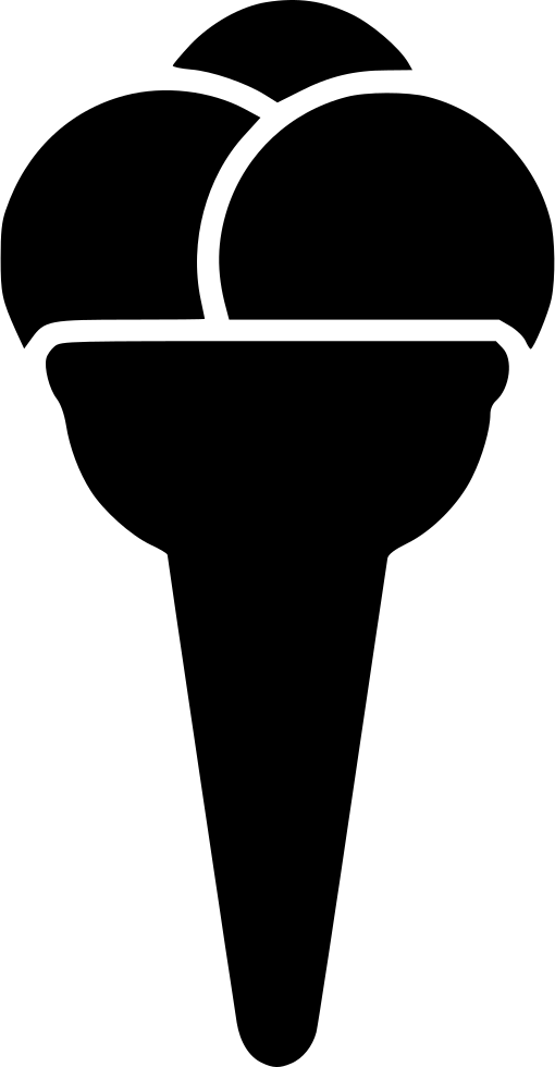 Icecream Cone - Clipart (510x980), Png Download