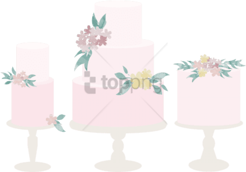 Free Png Wedding & Special Occasion Desserts - Birthday Cake Clipart (850x594), Png Download