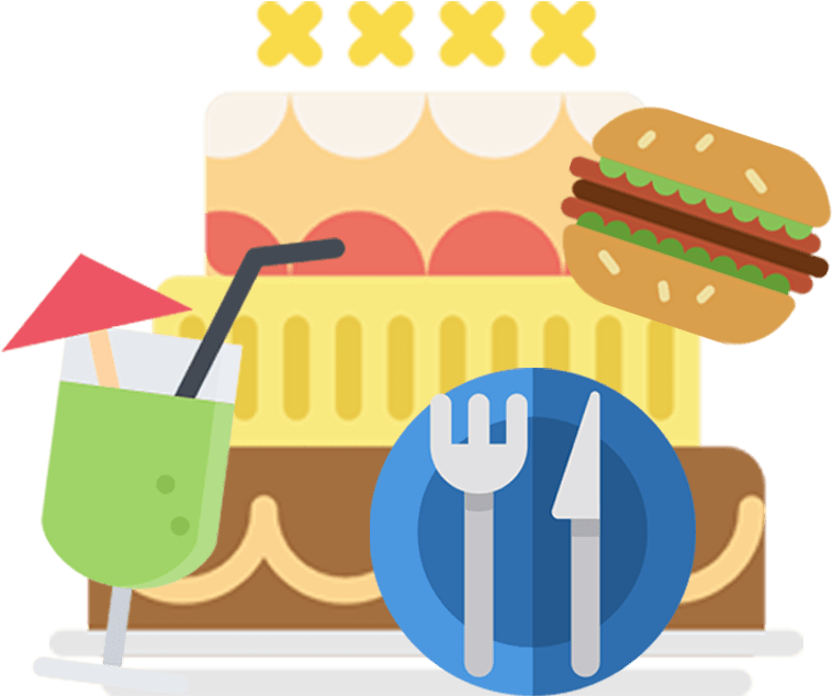 Food & Beverages - Food And Beverage Png Clipart (783x657), Png Download